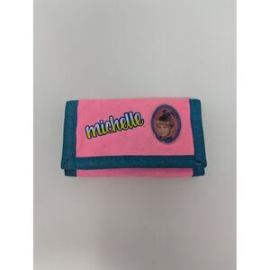 Full‎ House Michelle Tanner Wallet Vintage Retro Neon Pink Yellow Olsen 1990s